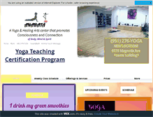Tablet Screenshot of anahatayogariverside.org